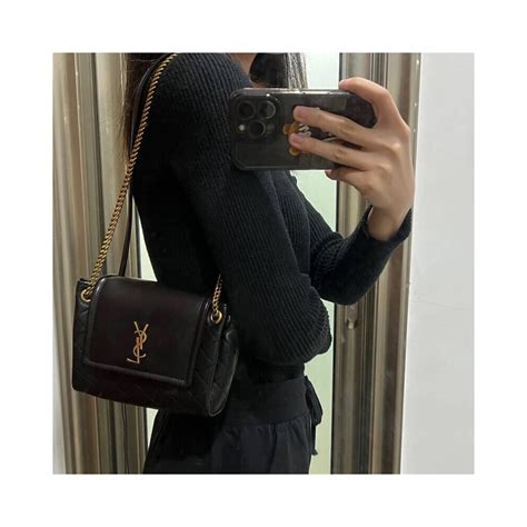 borsa nolita ysl|SAINT LAURENT Nolita mini matelassé leather shoulder bag.